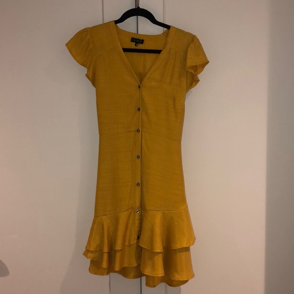 Yellow summer dress